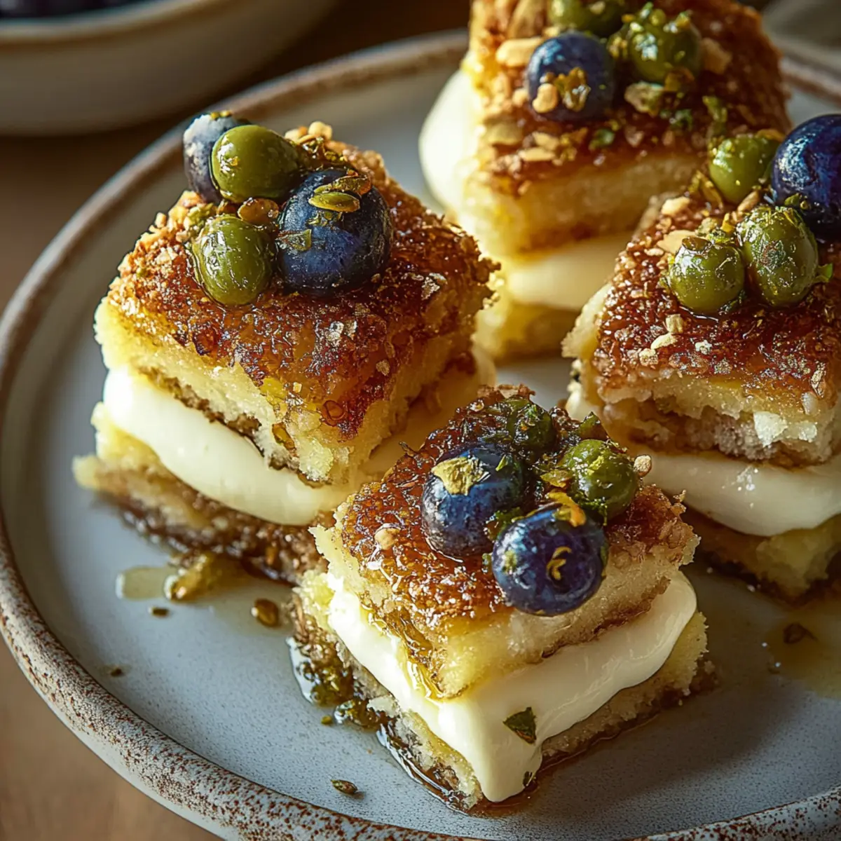 Pistachio Crusted Brie Bites