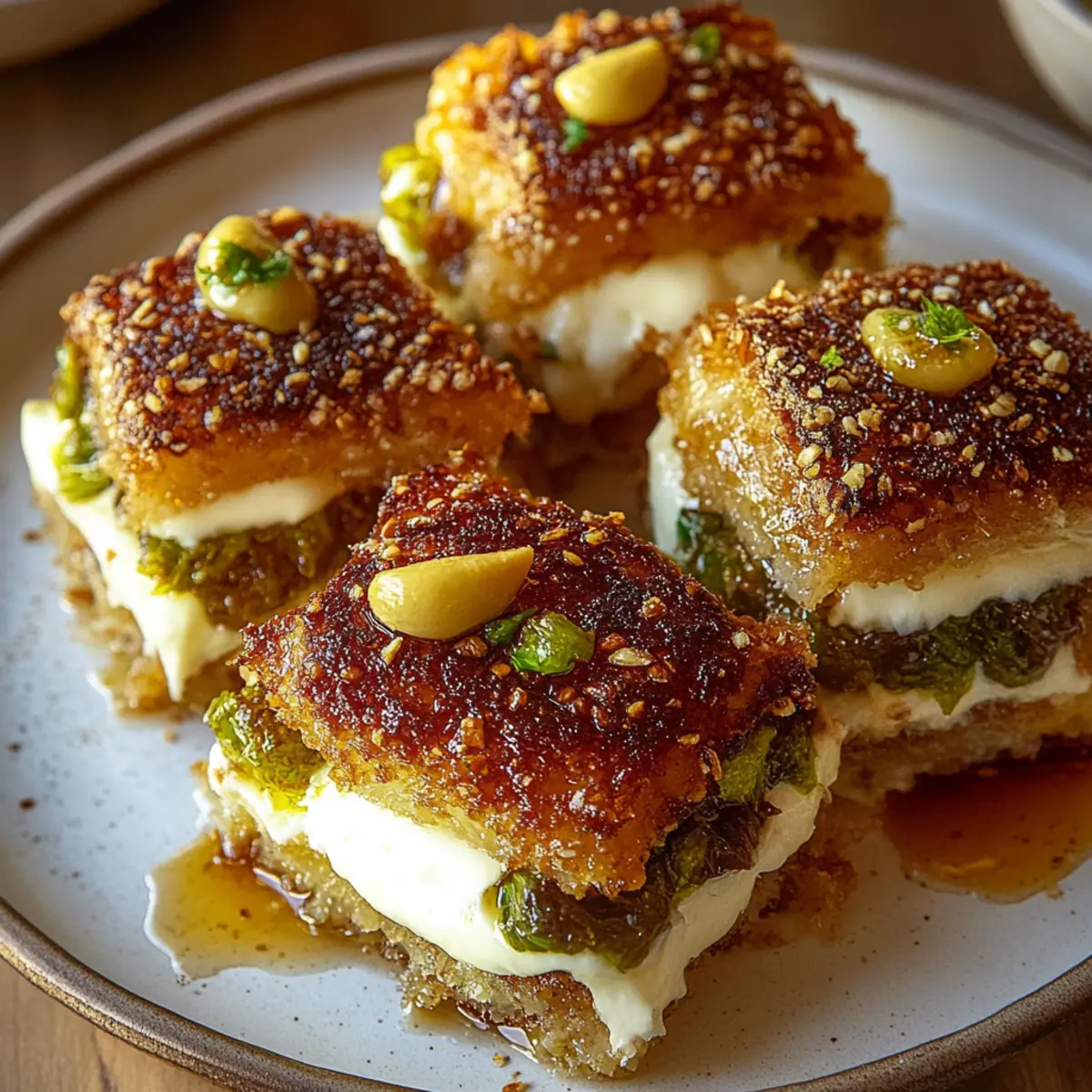 Pistachio Crusted Brie Bites