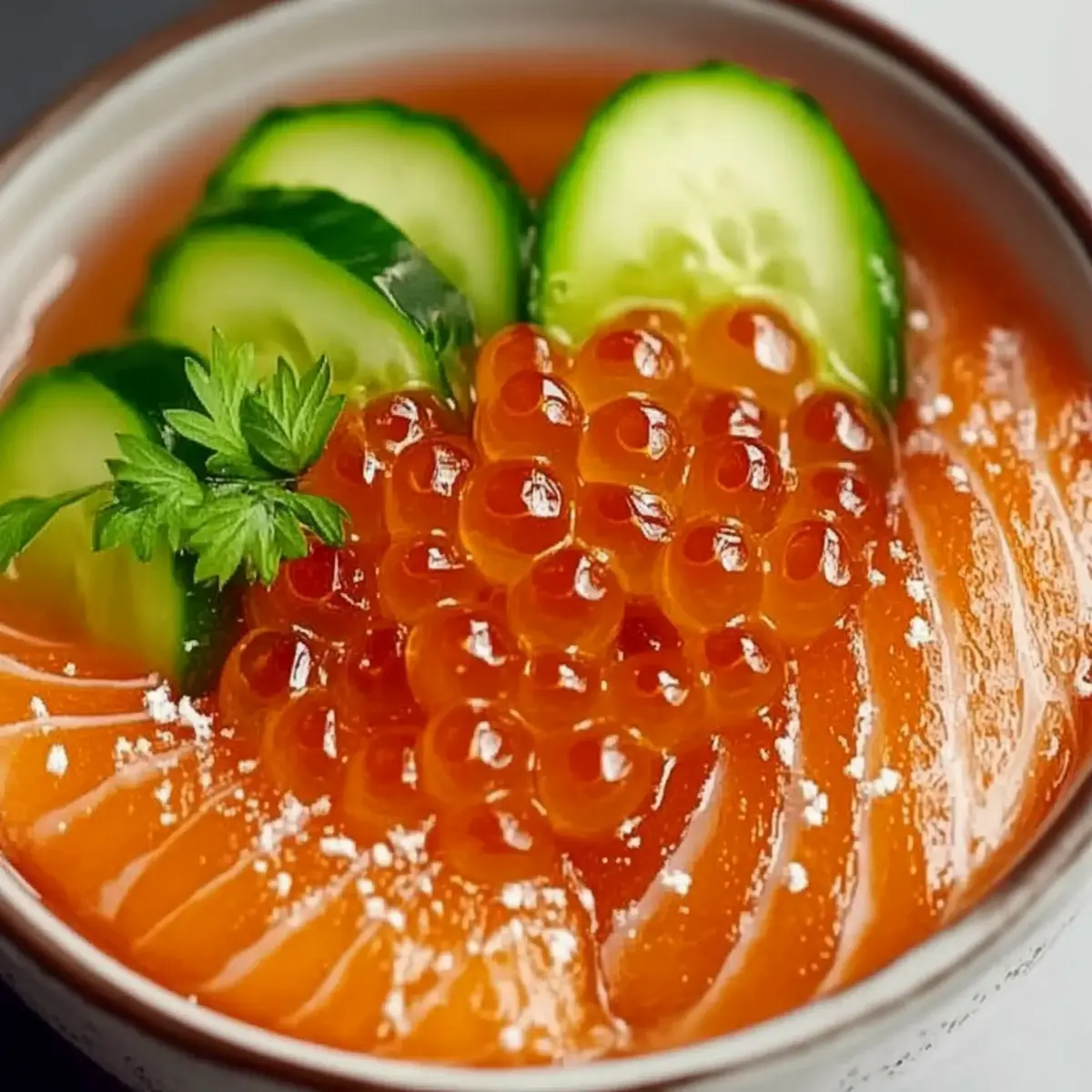 Salmon Crudo with Citrus Soy Dressing