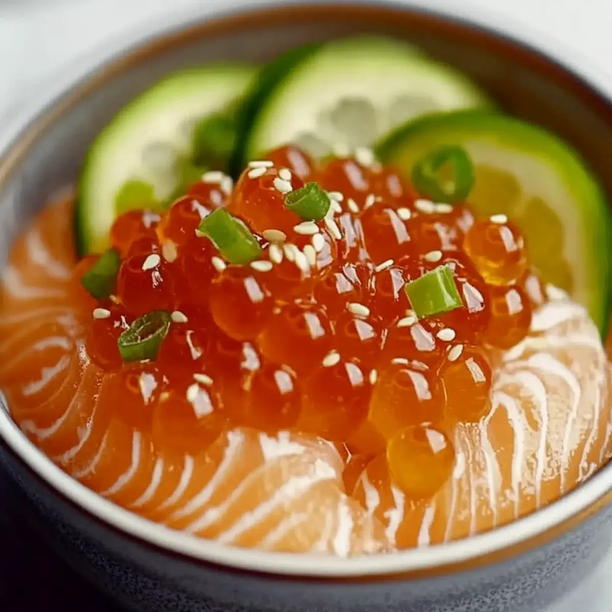 Salmon Crudo with Citrus Soy Dressing