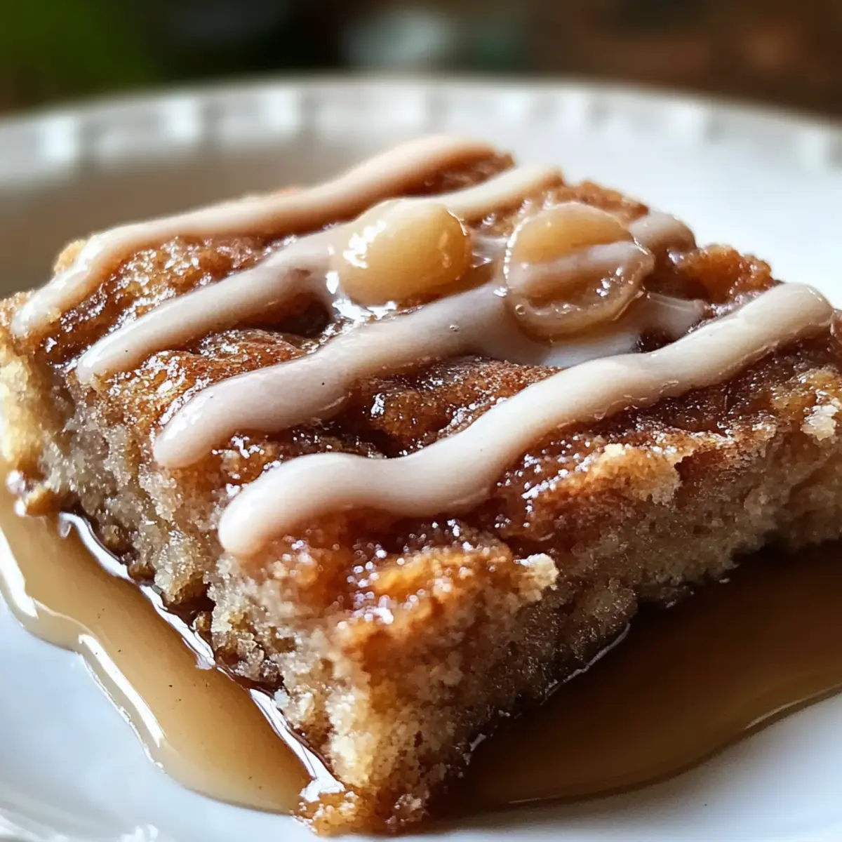 Soft Baked Maple Donut Bars