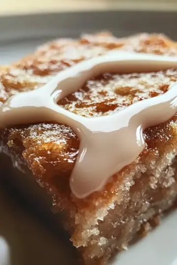 Soft Baked Maple Donut Bars