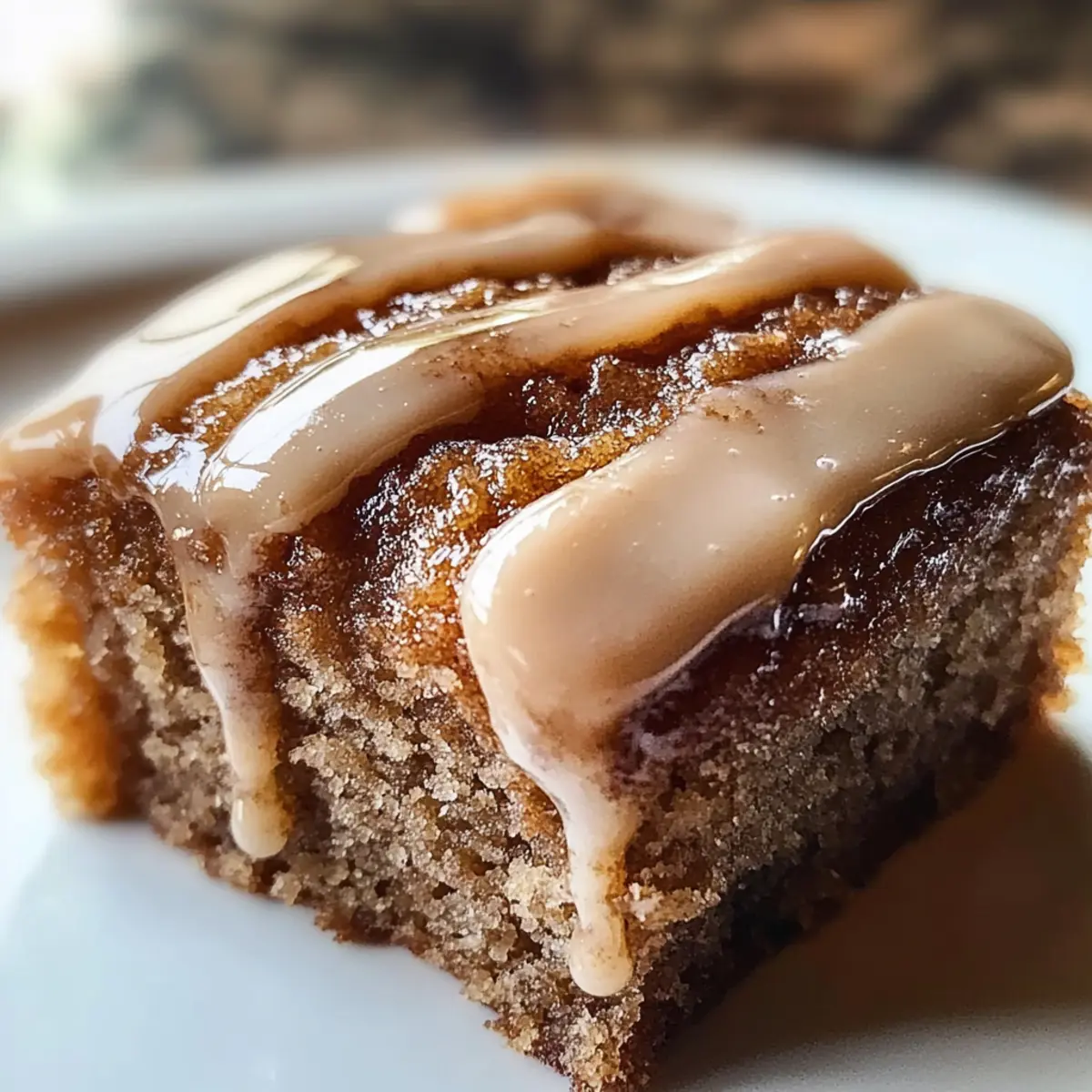 Soft Baked Maple Donut Bars