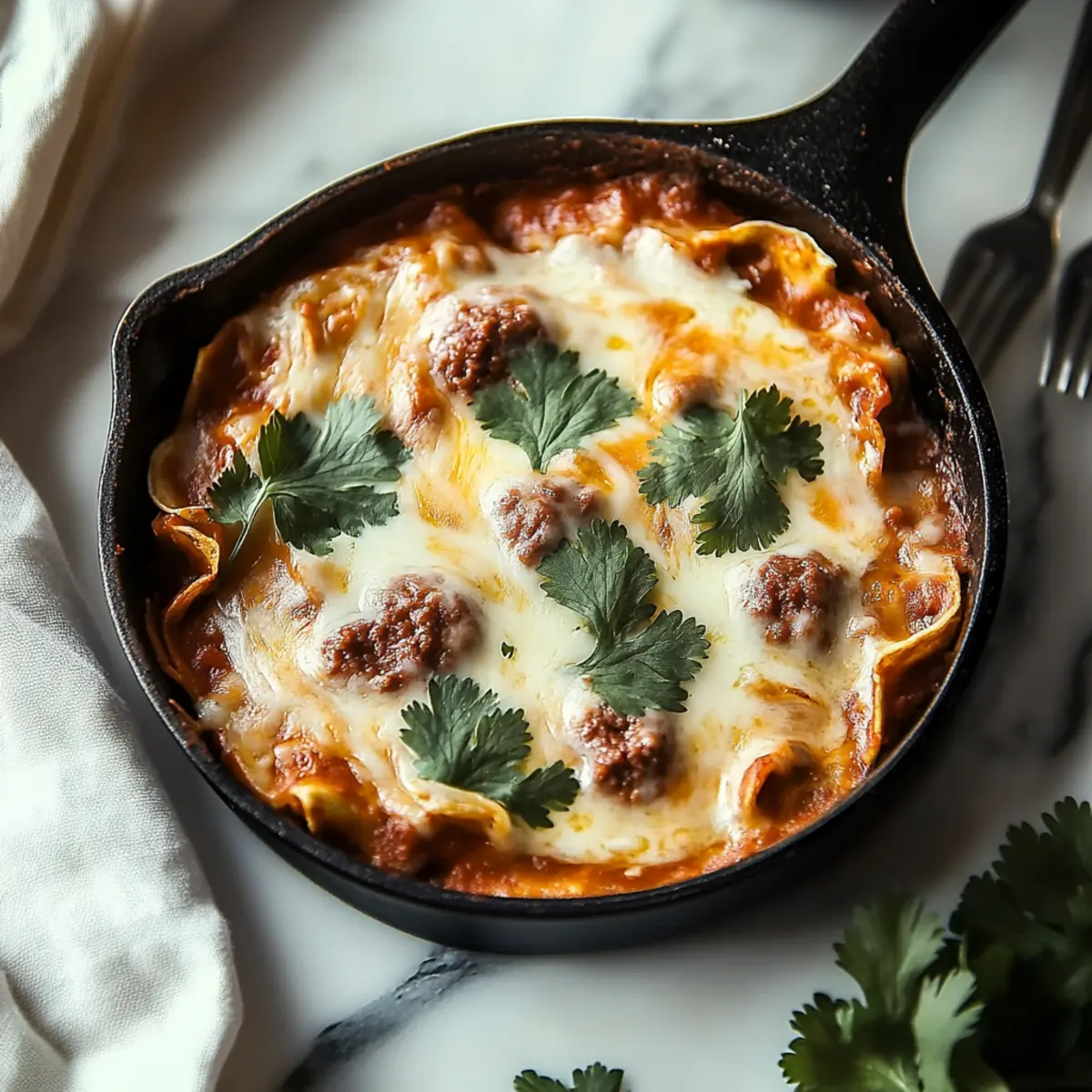 Southern Breakfast Enchiladas with Sausage Gravy
