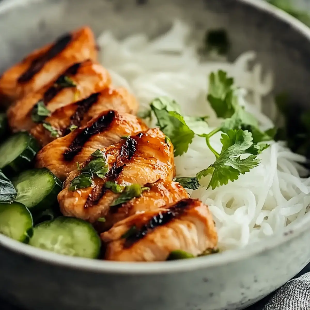 Spicy Salmon Bowls