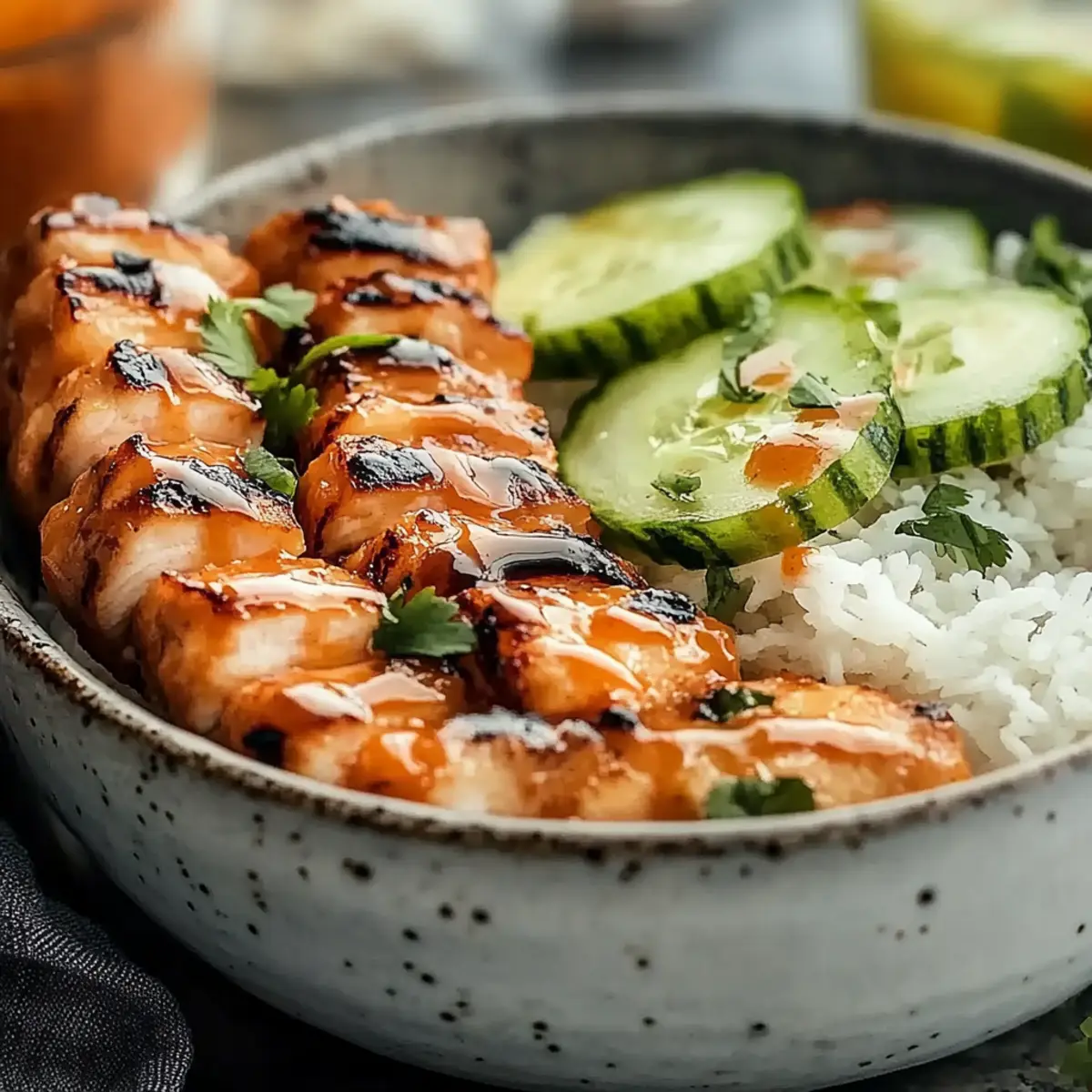 Spicy Salmon Bowls