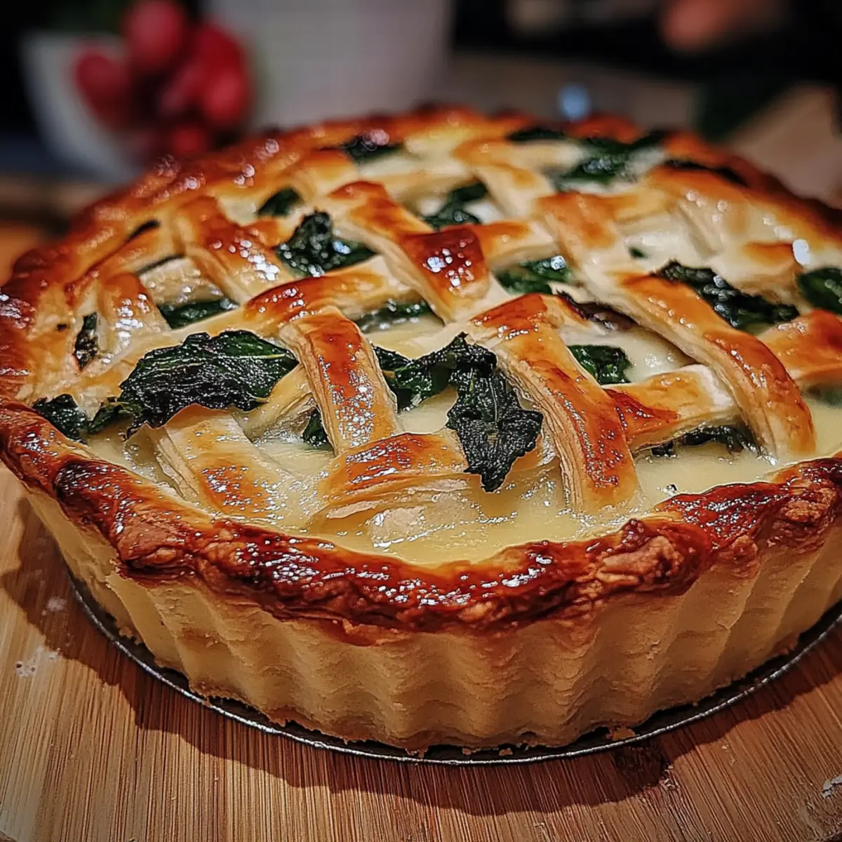 Spinach Stuffed Pie