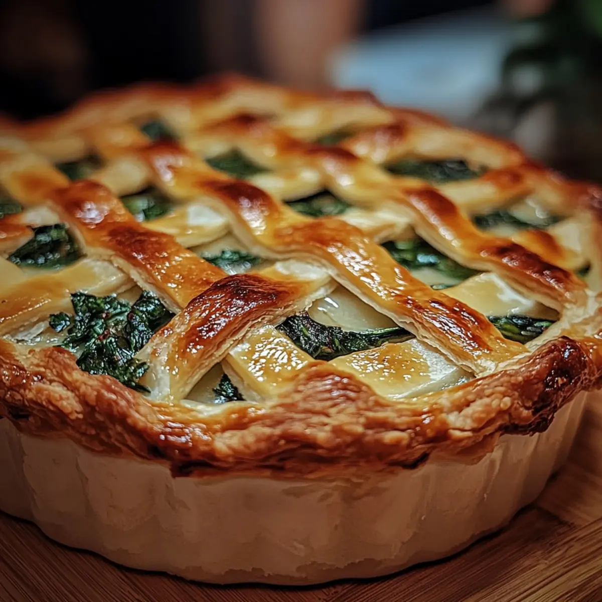 Spinach Stuffed Pie