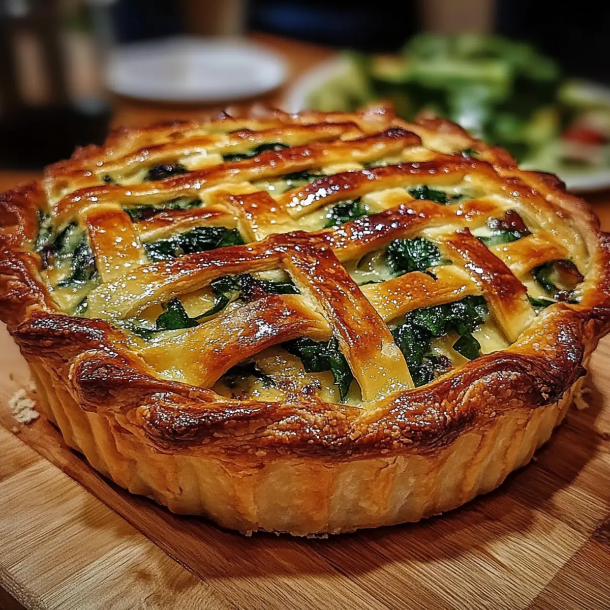 Spinach Stuffed Pie