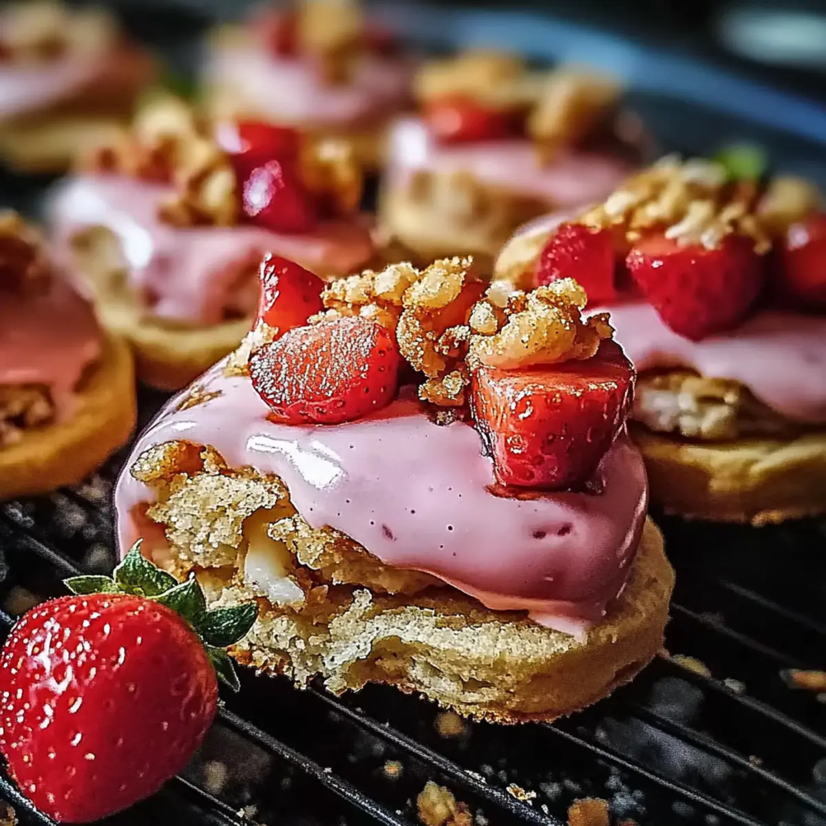 Strawberry Crunch Cookies
