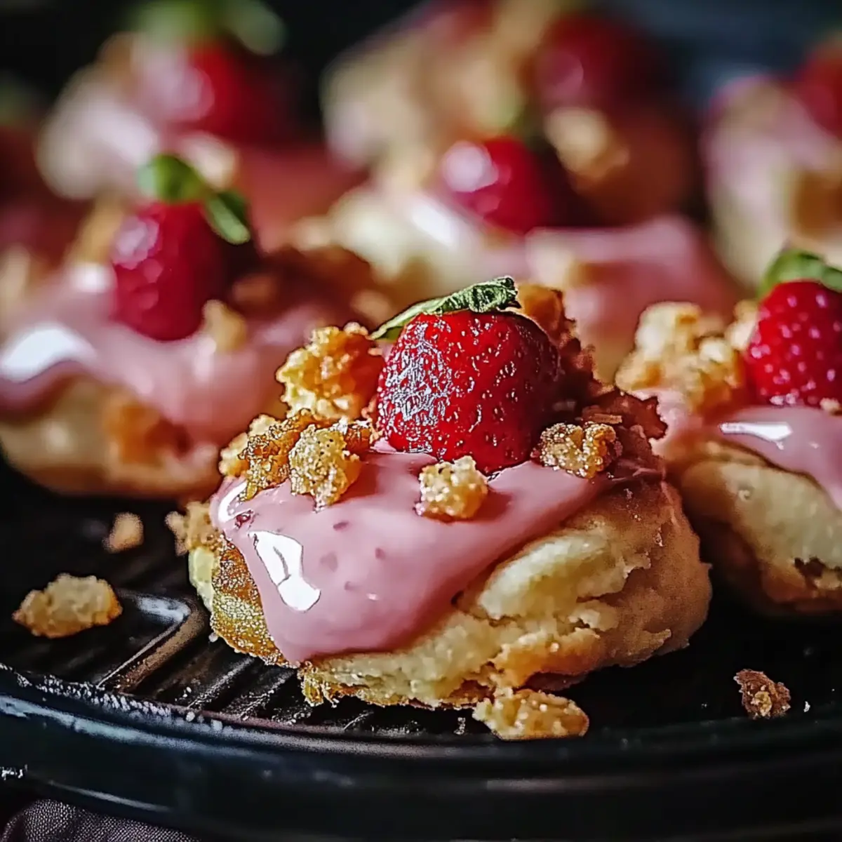 Strawberry Crunch Cookies