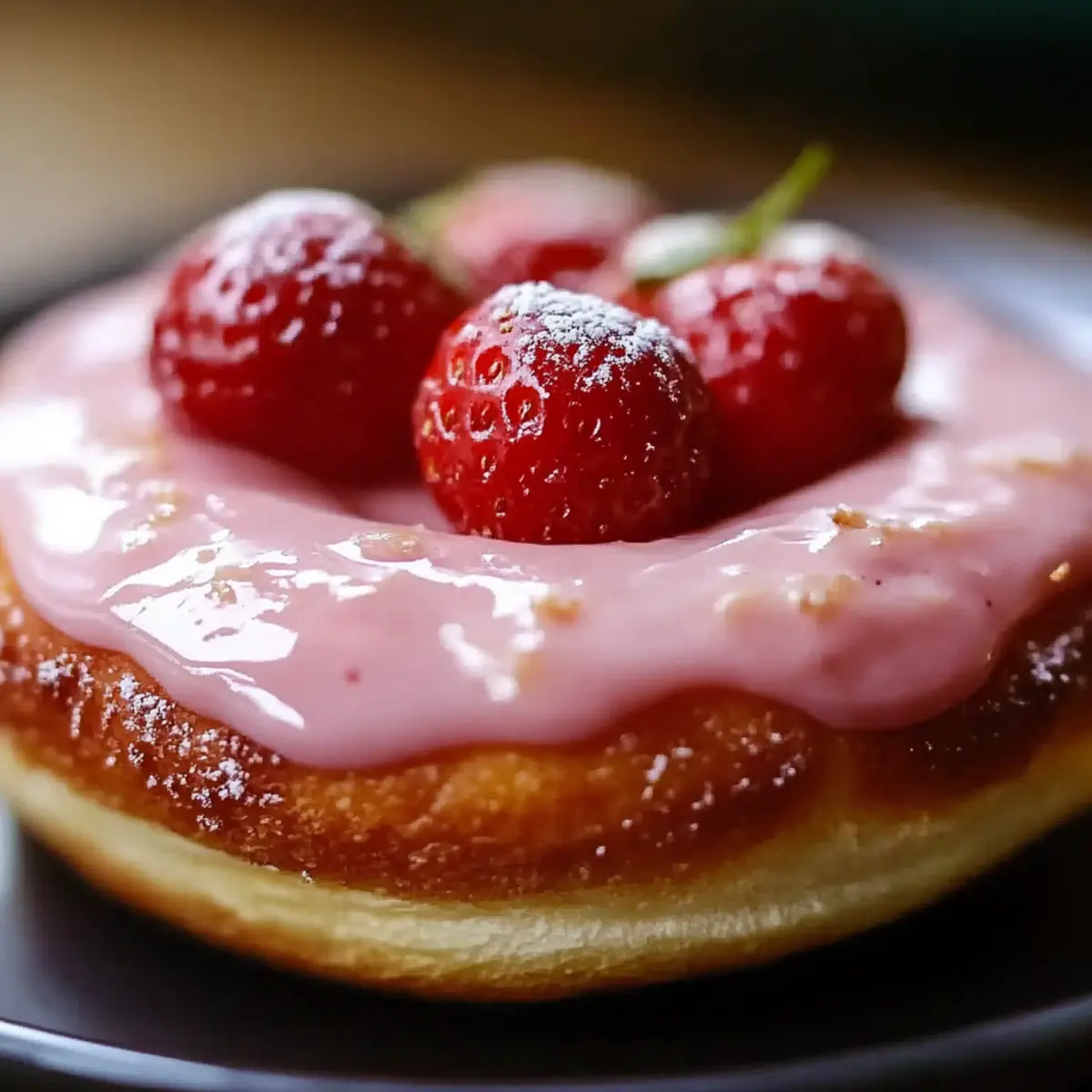 Strawberry Donuts