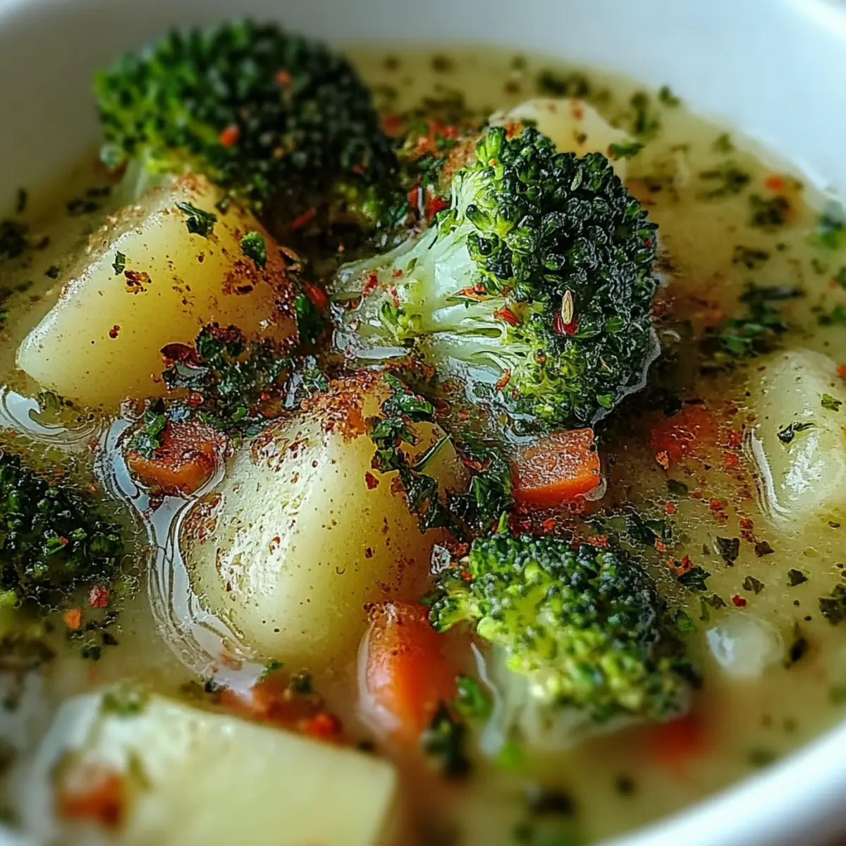 Traditional Italian Broccoli Soup