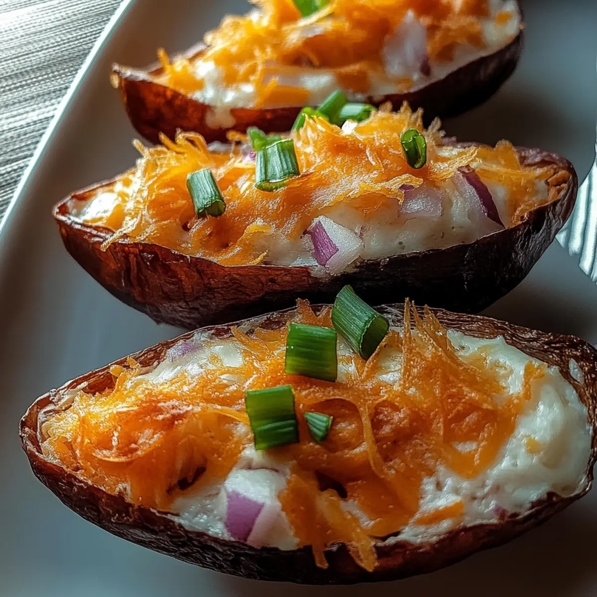 Twice Baked Sweet Potatoes