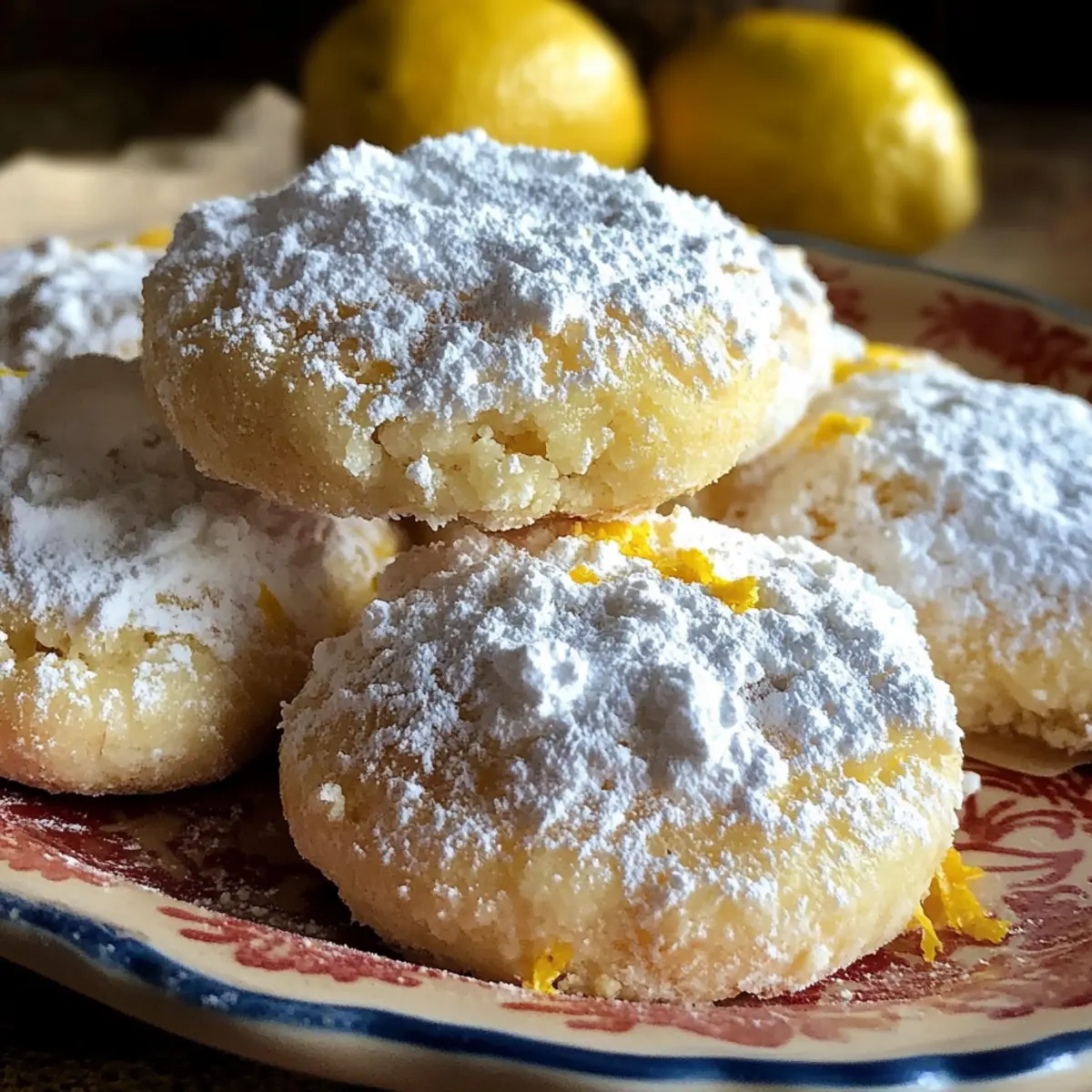 Zesty Lemon Meltaway Cookies