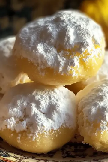 Zesty Lemon Meltaway Cookies