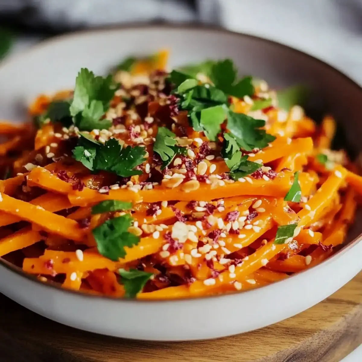 Asian Raw Carrot Salad