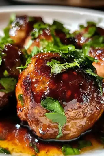 Baked Juicy Smoky Chipotle Meatballs