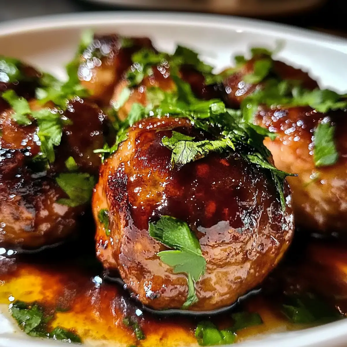 Baked Juicy Smoky Chipotle Meatballs