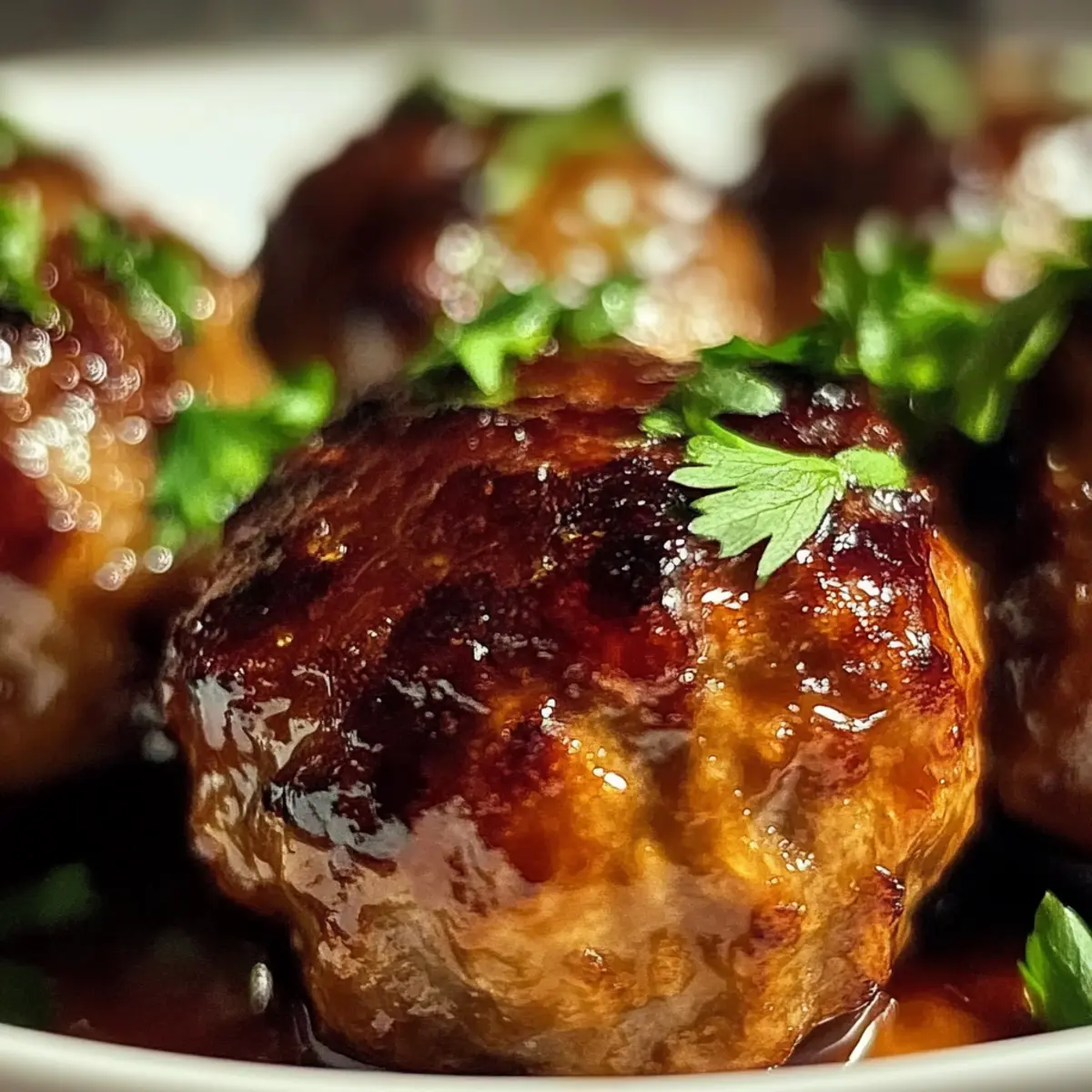 Baked Juicy Smoky Chipotle Meatballs