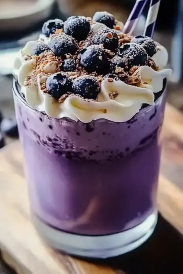 Blueberry Cheesecake Protein Smoothie