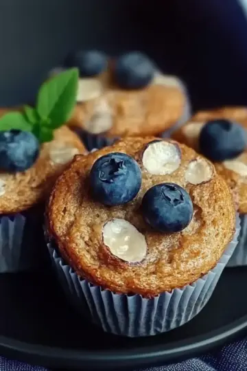 Blueberry Cottage Cheese Muffins