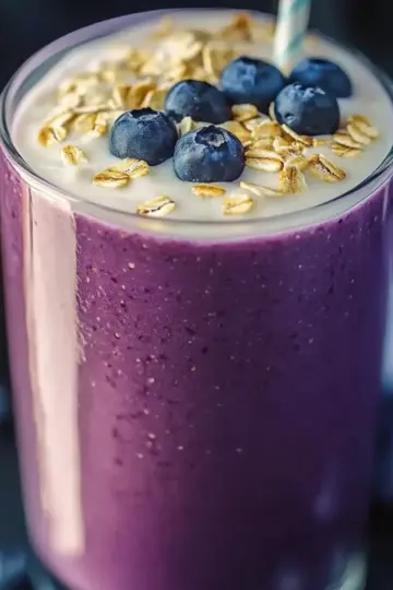Blueberry Oatmeal Smoothie