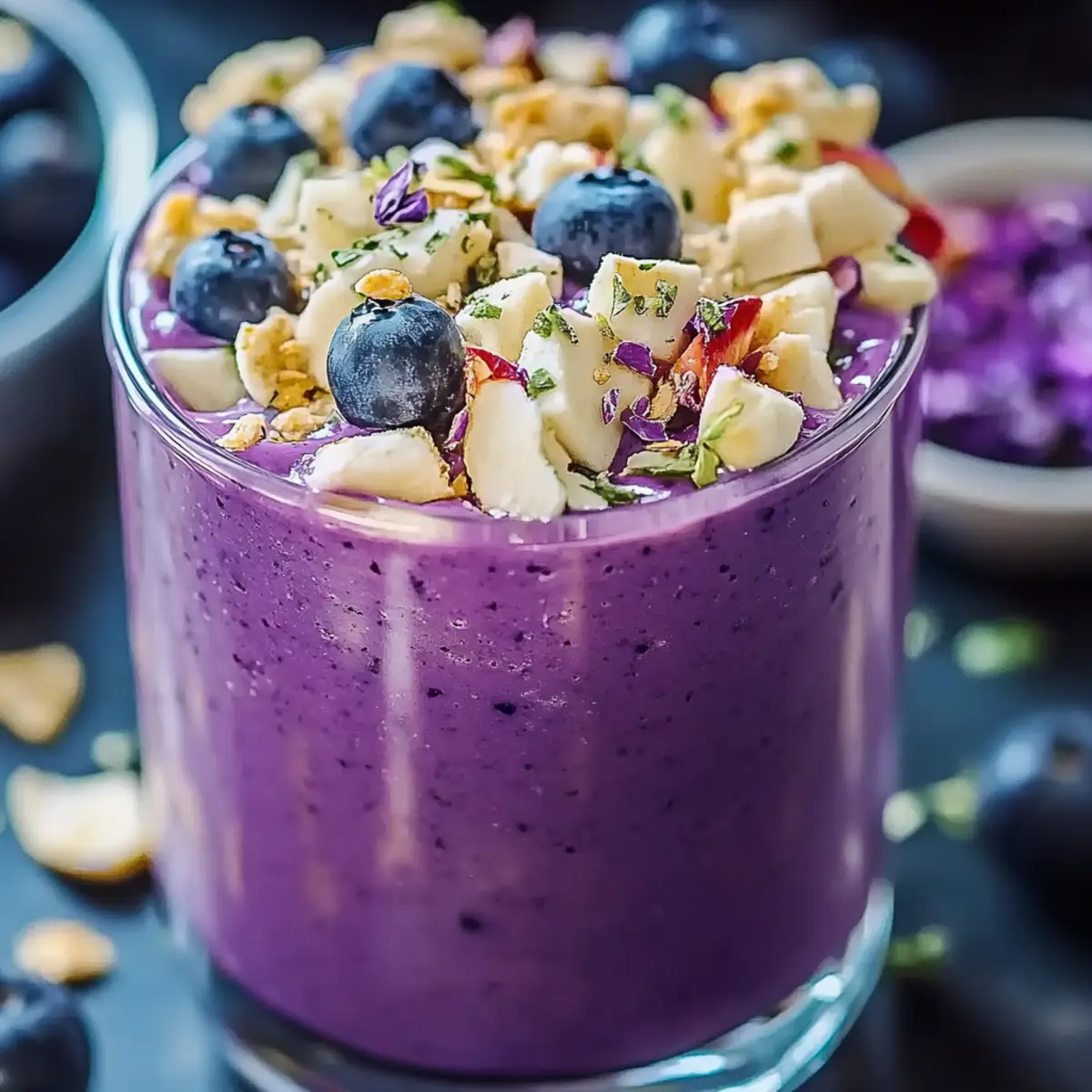 Blueberry Oatmeal Smoothie