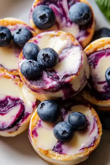 Blueberry Swirl Yogurt Bites