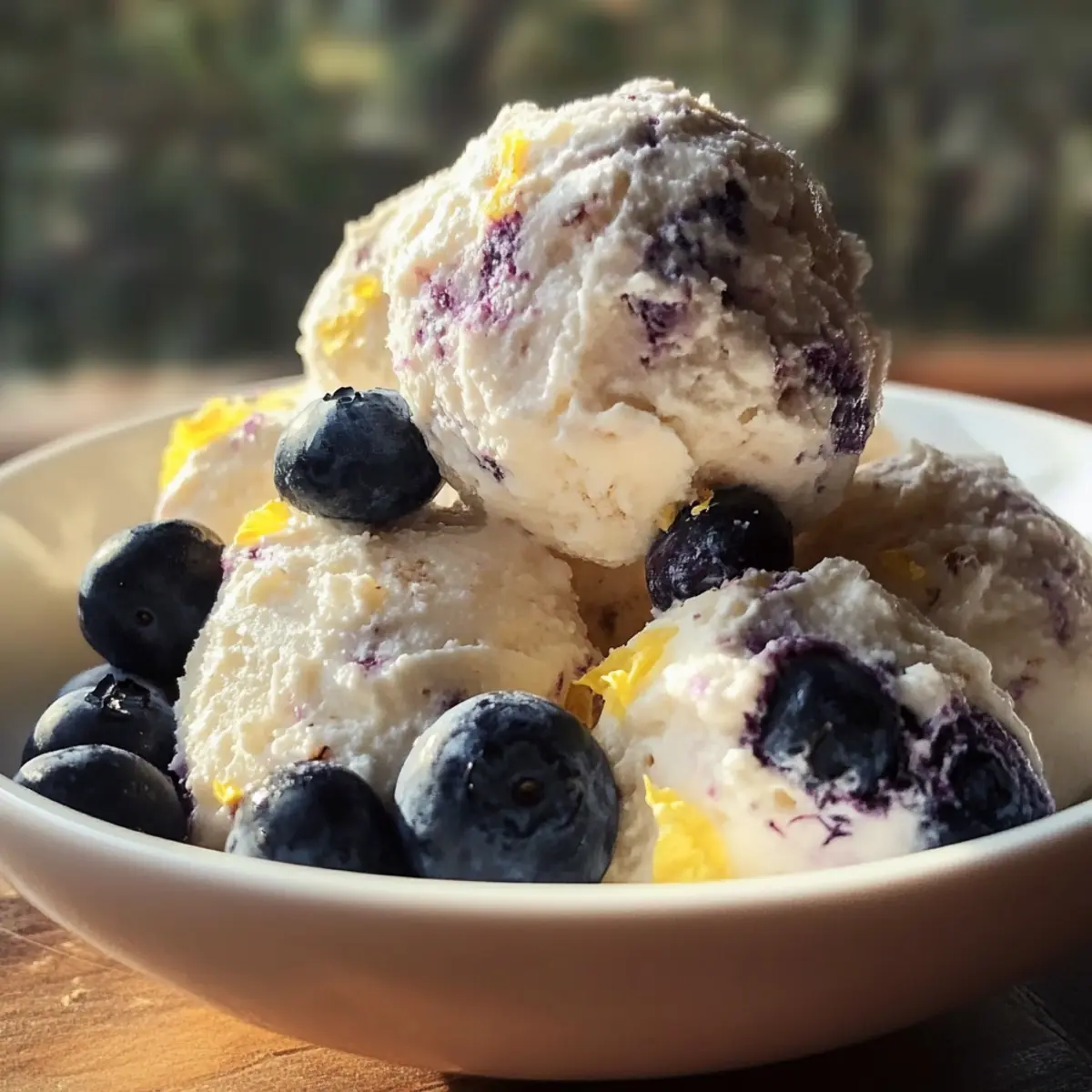 Blueberry and Lemon Zest Cottage Cheese Bites