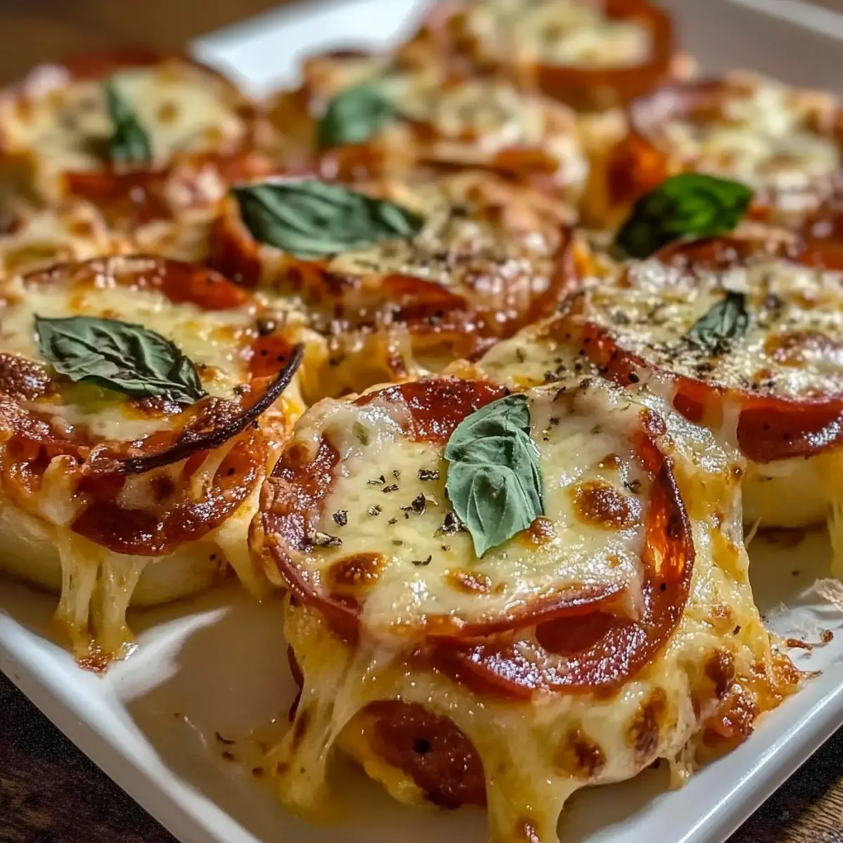 Cheesy Baked Italian Pizza Roses