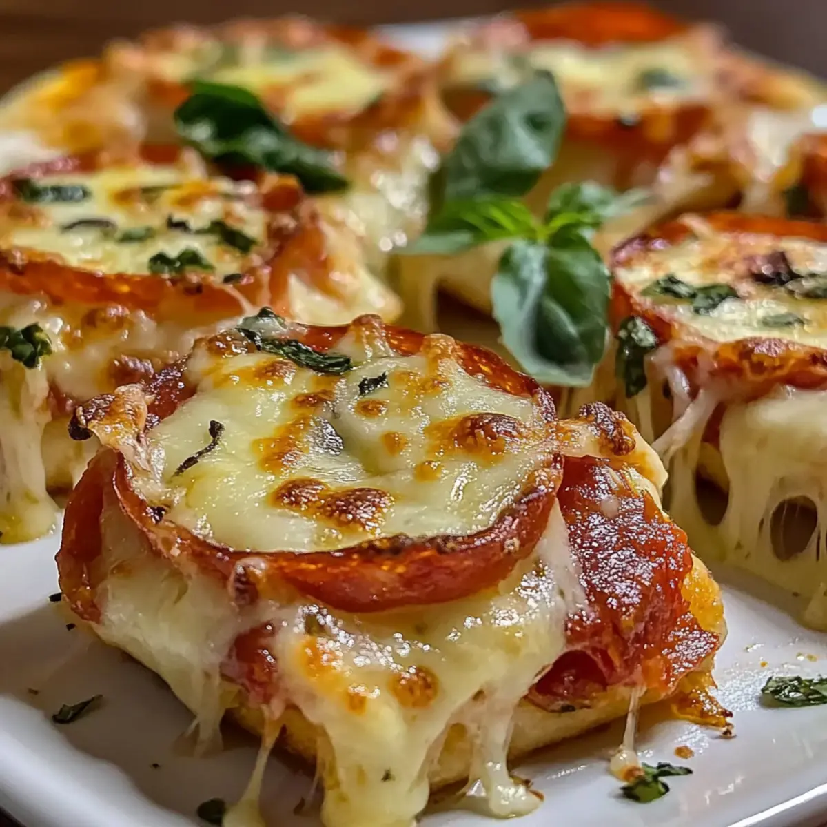 Cheesy Baked Italian Pizza Roses