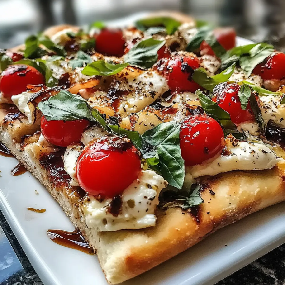 Chicken Caprese Flatbread