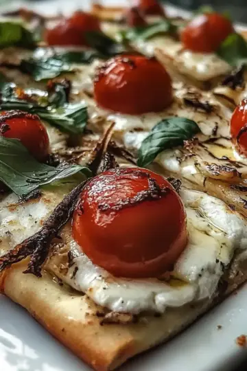 Chicken Caprese Flatbread