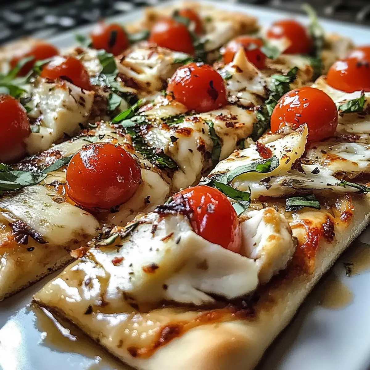 Chicken Caprese Flatbread