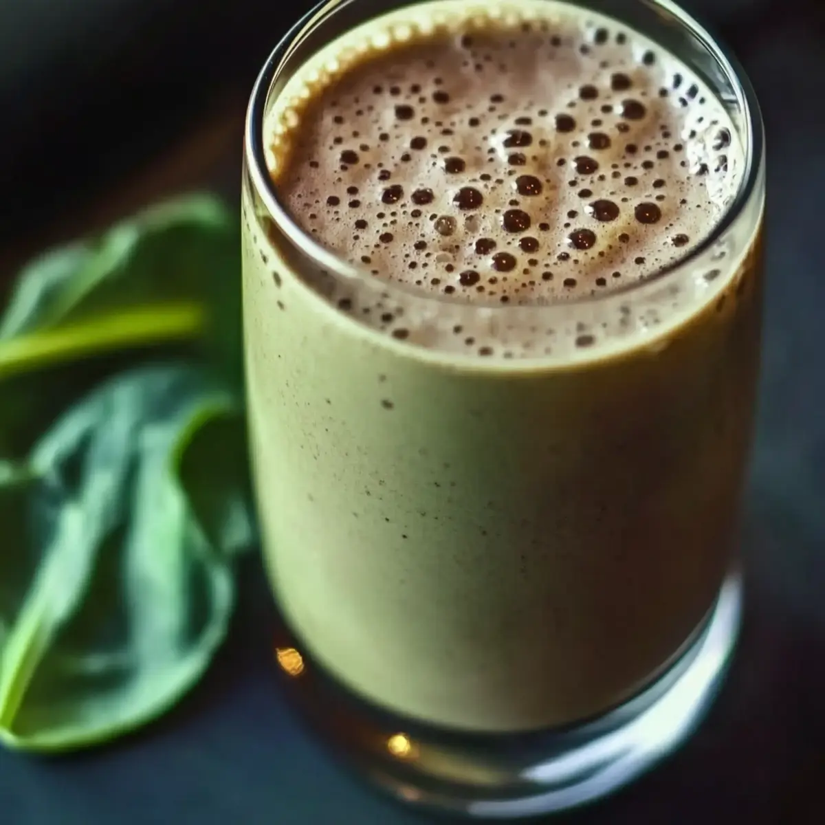 Chocolate Spinach Smoothie