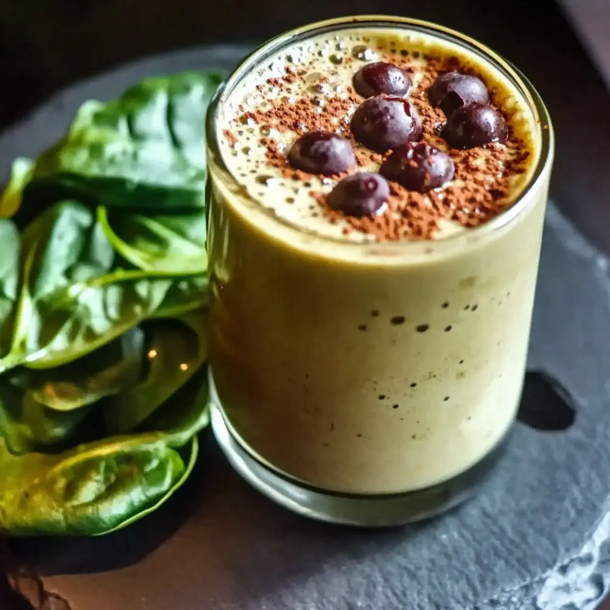 Chocolate Spinach Smoothie
