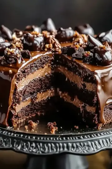 Chocolate Turtle Cake