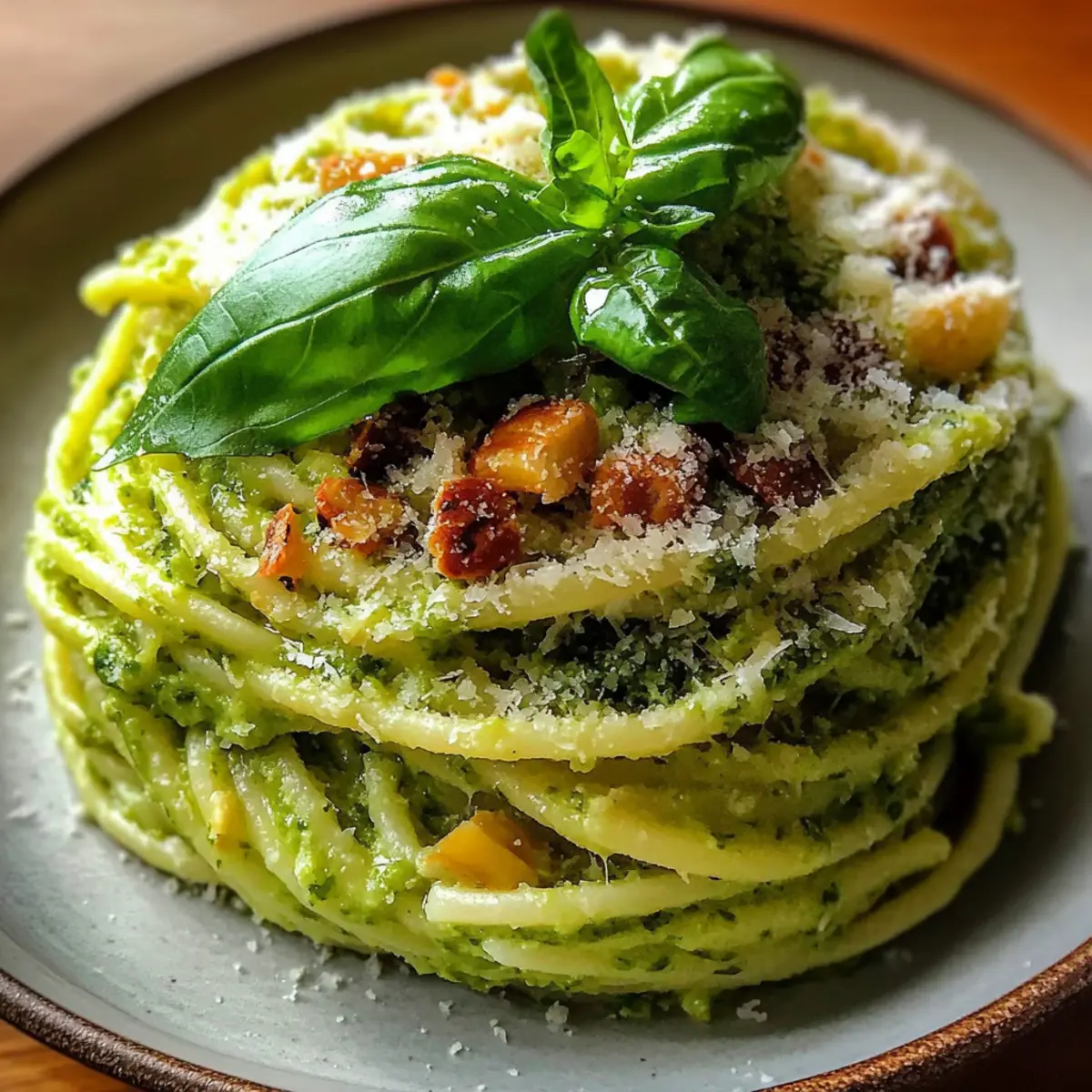 Creamy Fresh Italian Basil Pesto