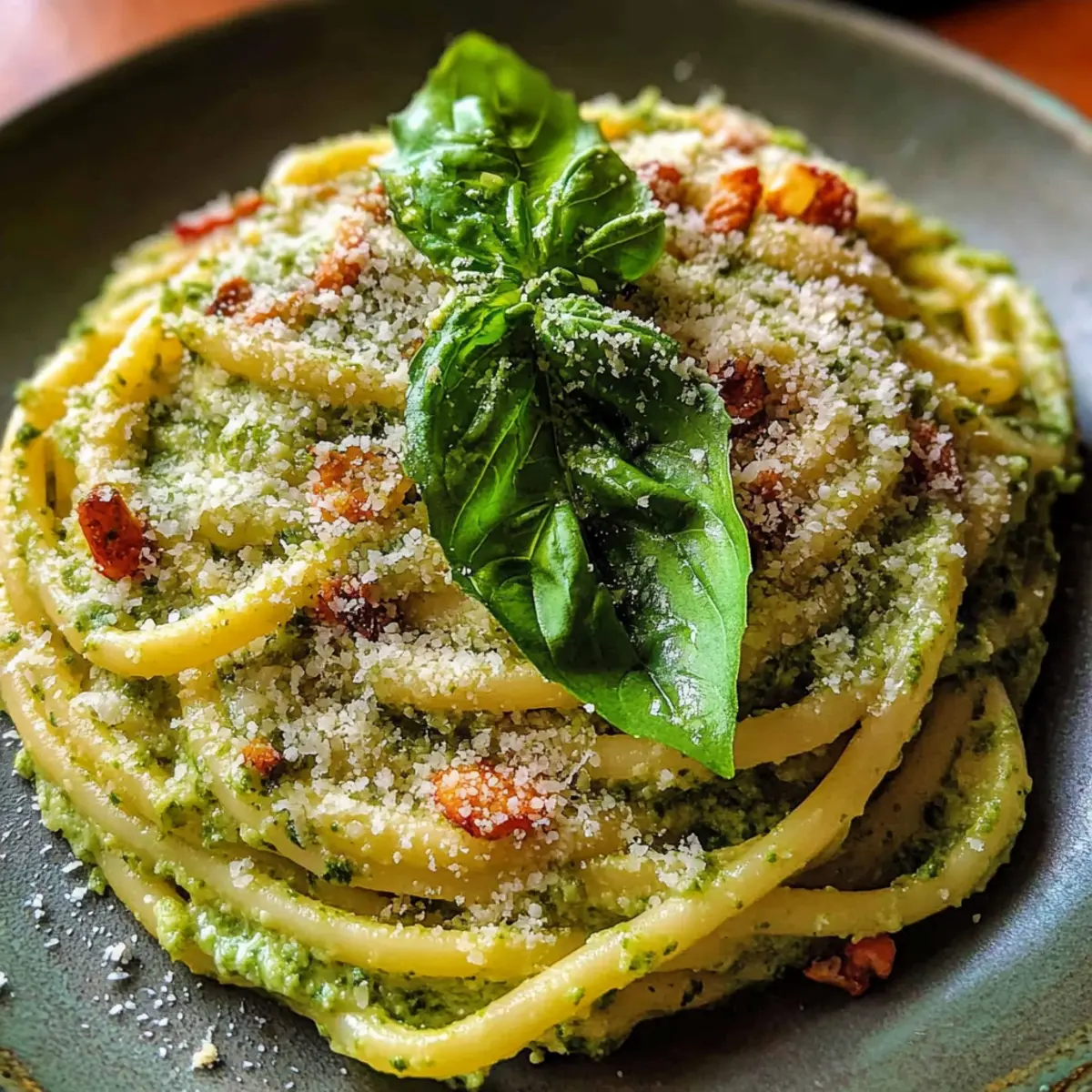 Creamy Fresh Italian Basil Pesto