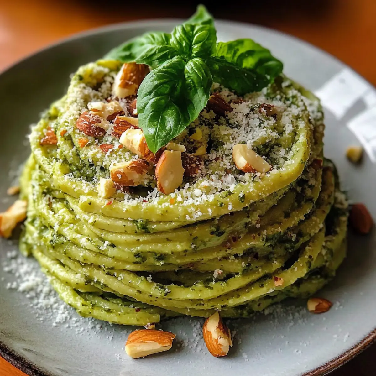 Creamy Fresh Italian Basil Pesto