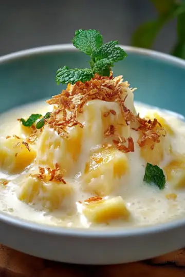 Creamy Frozen Tropical Pins Colada