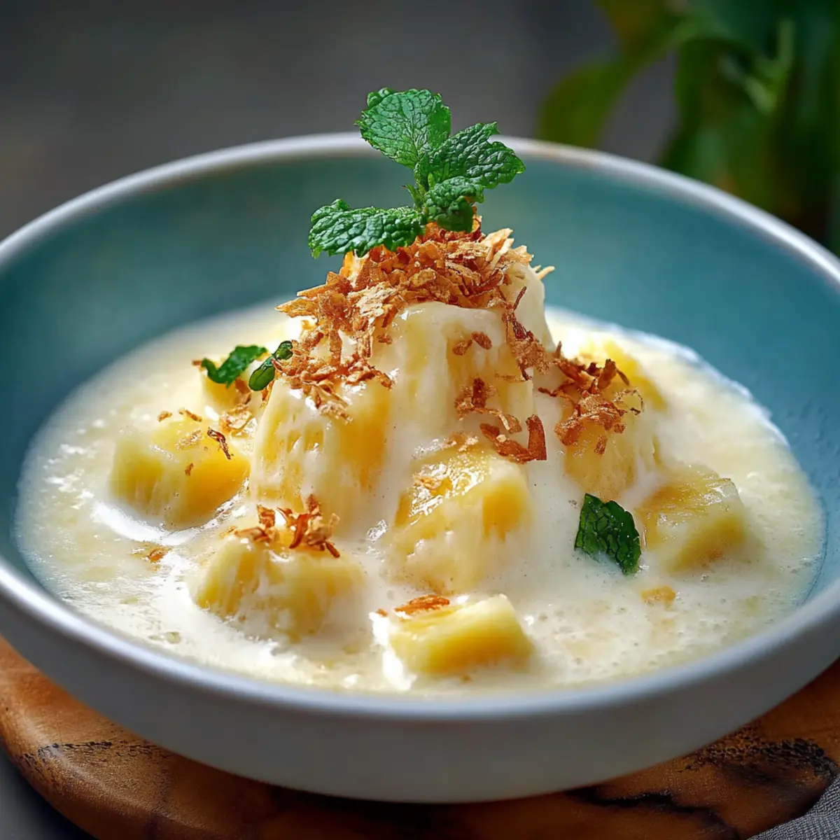 Creamy Frozen Tropical Pins Colada