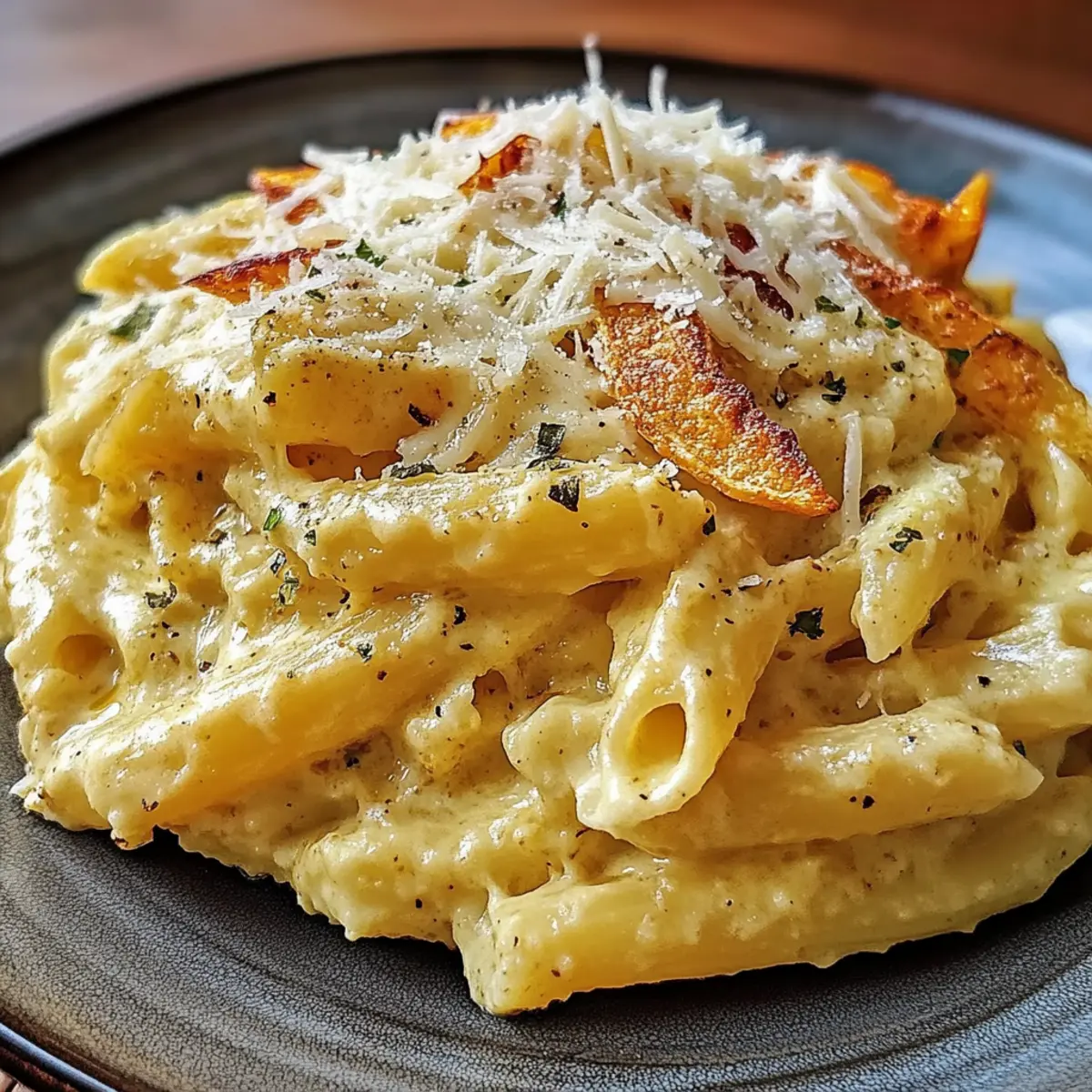 Creamy Italian Three-Cheese Pasta
