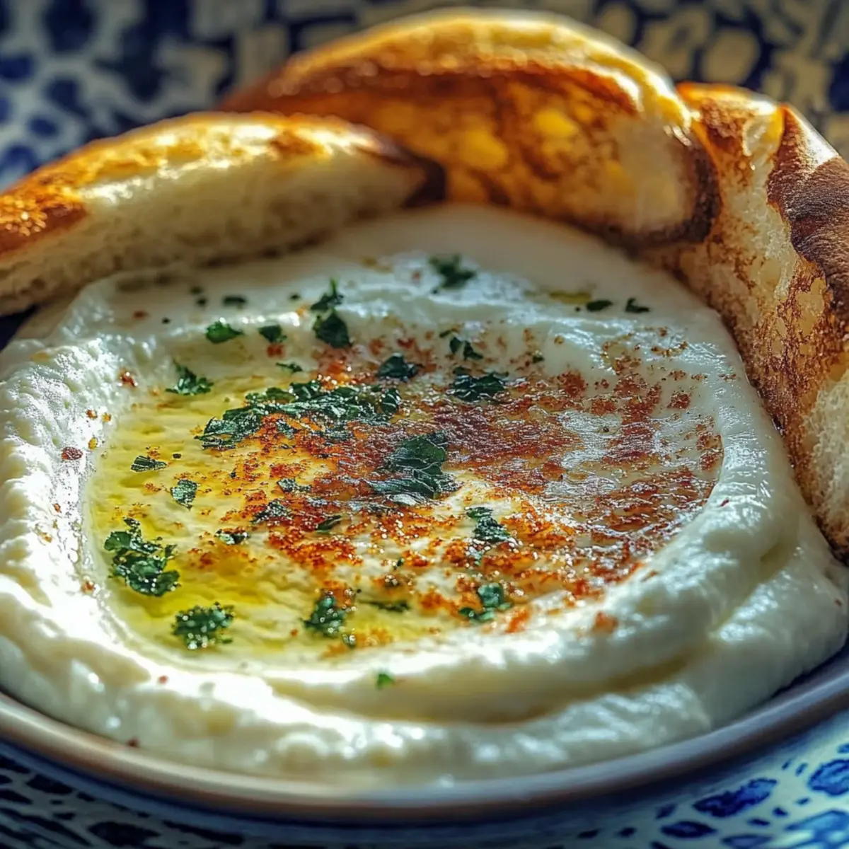 Creamy Roasted Garlic Bread Dip