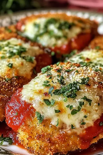 Crispy Baked Italian Chicken Parmesan
