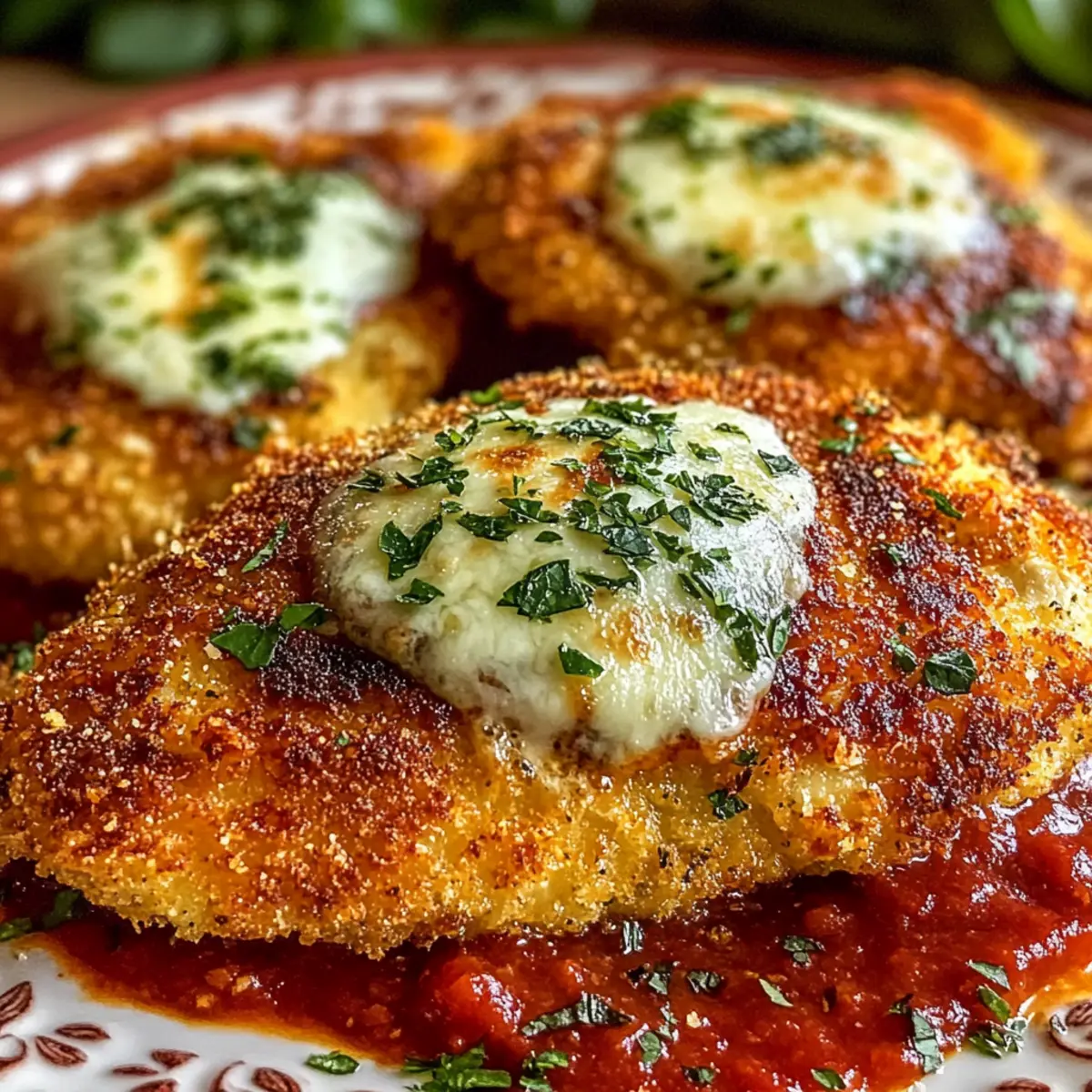 Crispy Baked Italian Chicken Parmesan