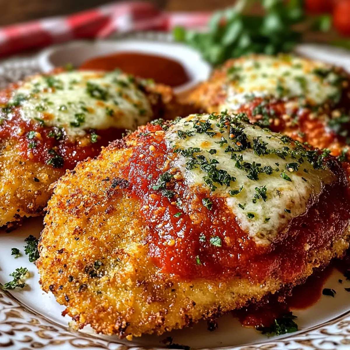Crispy Baked Italian Chicken Parmesan