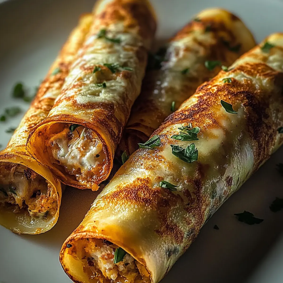 Crispy Crab And Shrimp Queso Taquitos