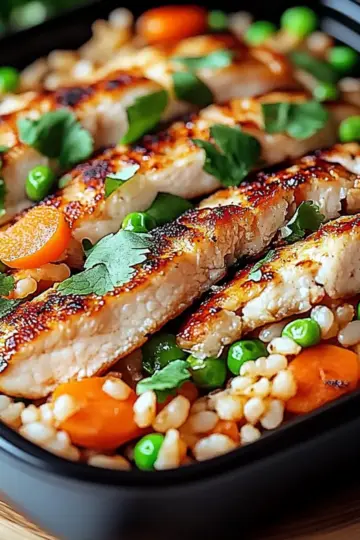 Crispy Garlic Chicken Fried Rice